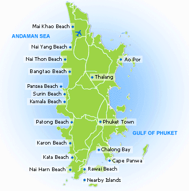 phuket map